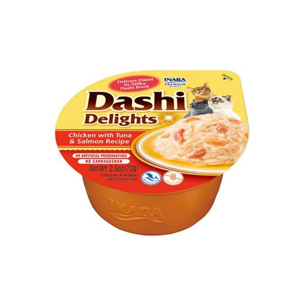 EU862_cup Dashi Delights Pollo, Atún y Salmón - Snack para Gato