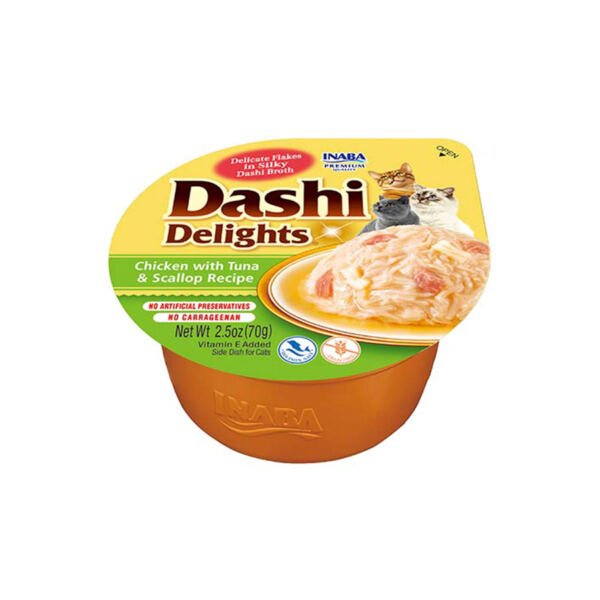 Ciao Dashi Delights Pollo Atún y Vieiras - Comida Húmeda para Gato