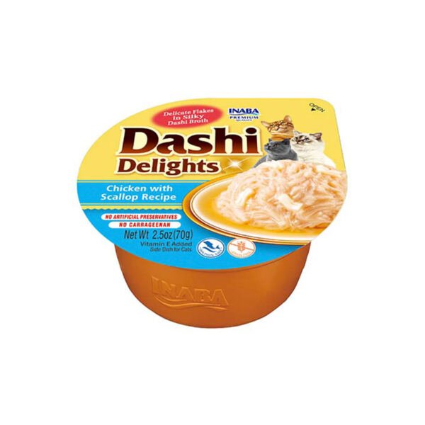 Dashi Delights Pollo con Vieira - Snack para Gato
