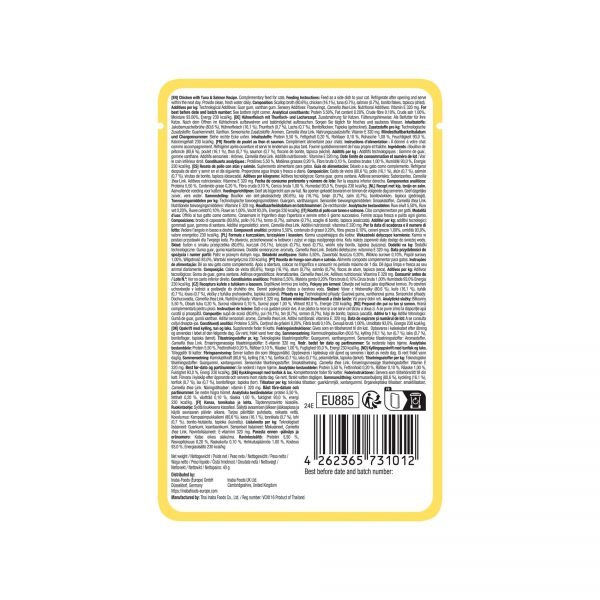 Ciao Dashi Delights Silky Broth Pollo, Atún y Salmón - Comida Húmeda para Gato