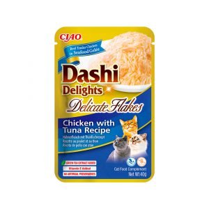 Ciao Dashi Delights Delicate Flakes Pollo con Atún - Comida Húmeda para Gato