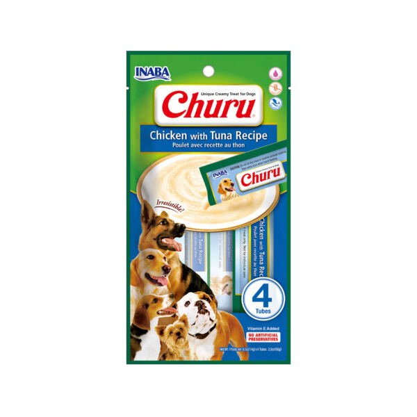Churu Puré Receta De Pollo con Atún - Snack para Perro