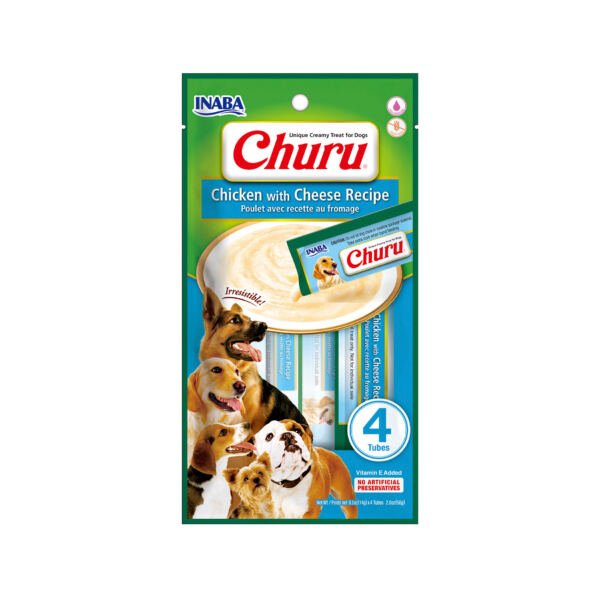 Churu Puré Receta de Pollo con Queso - Snack para Perro