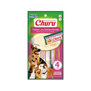 Churu Puré Receta De Pollo con Salmón - Snack para Perro