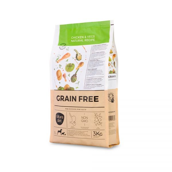 Natura Diet Adulto Chicken & Vegs Grain Free - Pienso Super Premium para Perro