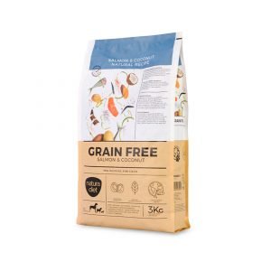 Natura Diet Adulto Salmon & Coconut Grain Free - Pienso Super Premium para Perro