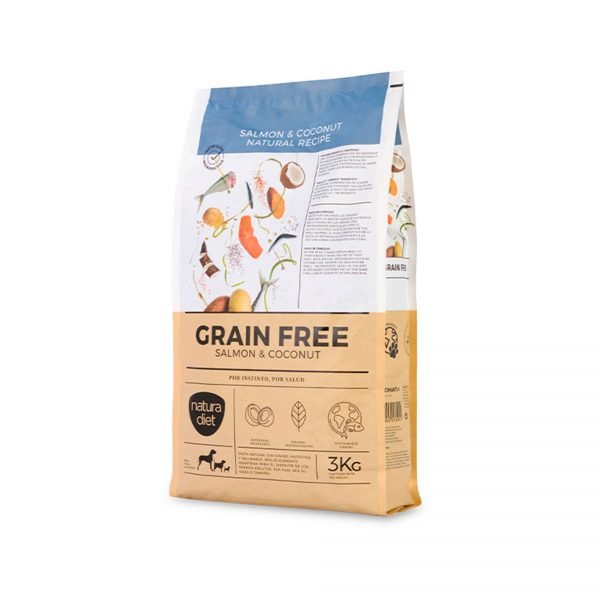 Natura Diet Adulto Salmon & Coconut Grain Free - Pienso Super Premium para Perro