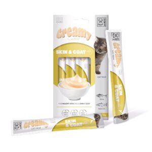 Creamy Pelo y Piel de Atún y Salmón - Snack para Gato