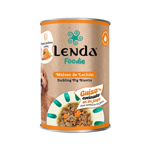 Lenda Foodie Meloso de Lechón 380 g - Comida Húmeda para Perro