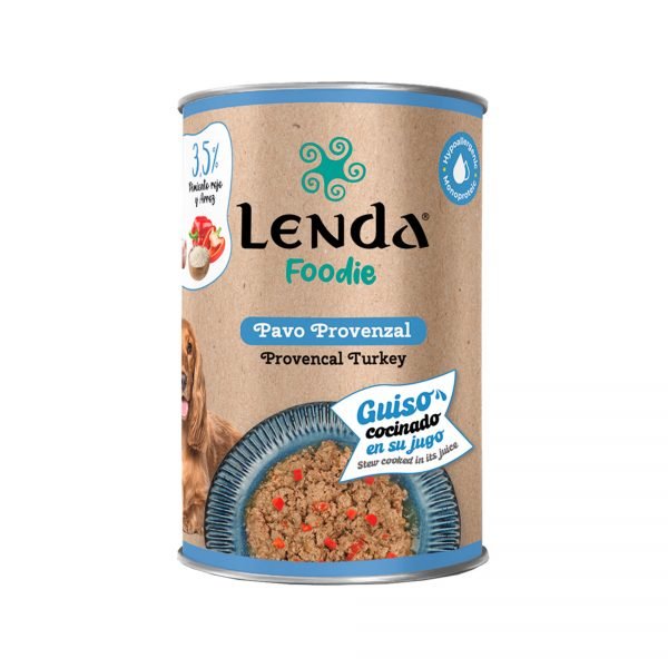 Lenda Foodie Pavo Provenzal 380 g - Comida Húmeda para Perro