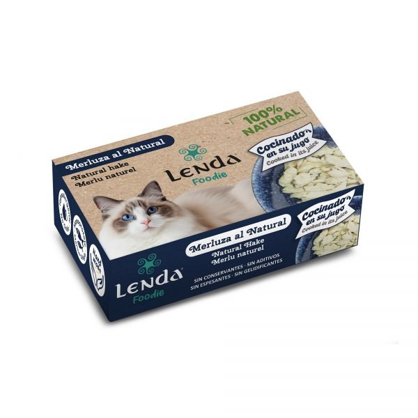 Lenda Foodie Adulto Merluza al Natural 120 g Grain Free - Comida Húmeda para Gato