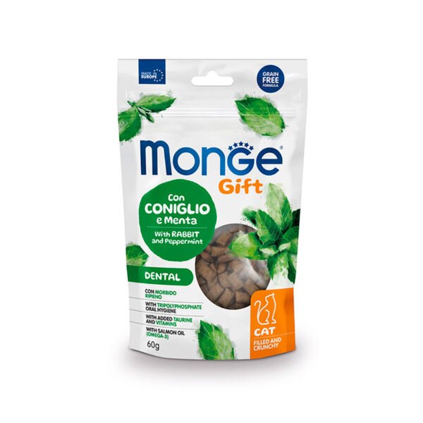 Monge Dental Conejo y Menta - Snack para Gato