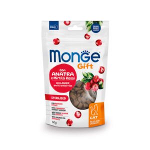 Monge Esterilizado Pato con Arándanos - Snack para Gato