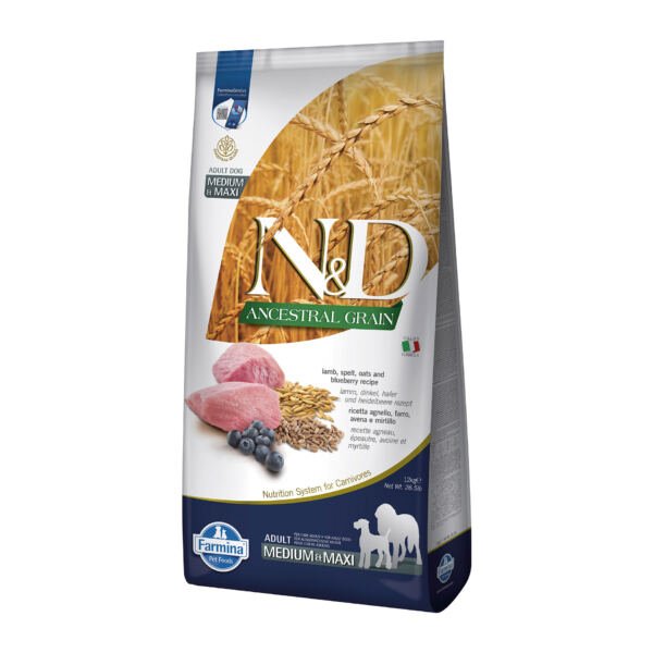 Farmina N&D Ancestral Grain Medium Maxi Cordero - Pienso para Perro