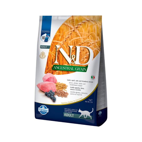 N&D Cat Ancestral Grain Cordero - Pienso para Gato