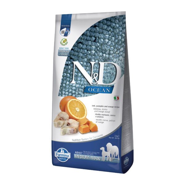 Farmina N&D Ocean Medium Maxi Bacalao - Pienso para Perro