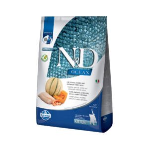 N&D Prime Ocean Grain Free Kitten de Bacalao y Calabaza - Pienso para Gatito