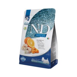 N&D Dog Ocean Bacalao Adult Mini Grain Free 2,5 kg - Pienso para Perro