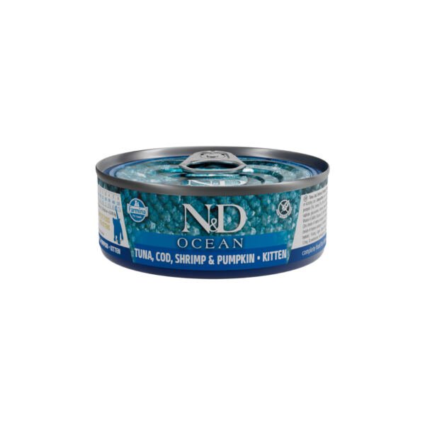 N&D Kitten Ocean con Atún – Comida Húmeda para Gatito