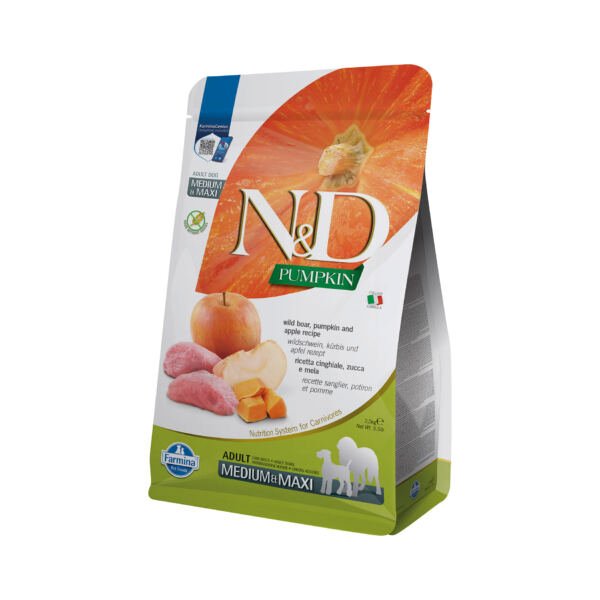 N&D Pumpkin Medium Maxi Jabalí Grain Free - Pienso para Perro