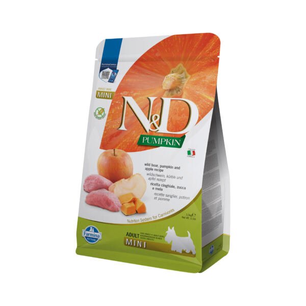 N&D Dog Pumpkin Jabalí Adult Mini Grain Free - Pienso para Perro