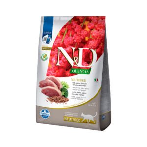 N&D Cat Quinoa Neutered Pato - Pienso para Gato