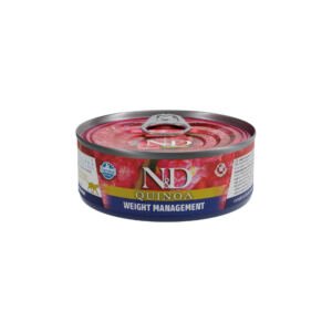 N&D Quinoa Weight Management Cordero – Comida Húmeda para Gato