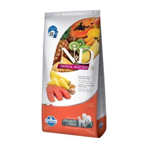 N&D Tropical Selection Adult Medium Maxi Salmón con Piña - Pienso para Perro