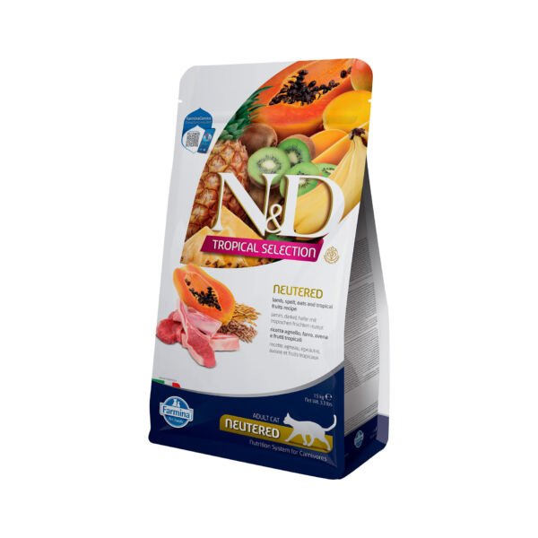 N&D Cat Tropical Selection Neutered Cordero - Pienso para Gato