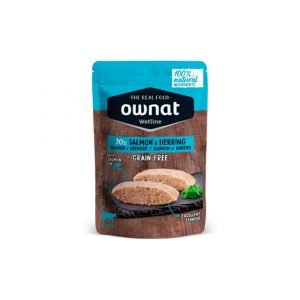 Ownat Wetline Salmón & Herring 85 g Grain Free - Comida Húmeda para Gato