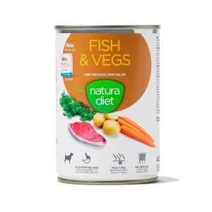 Natura Diet Paté Adulto Fish & Vegs 400 g Grain Free - Comida Húmeda para Perro