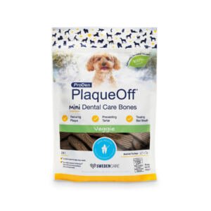 PlaqueOff Cuidado Dental Bones Mini Veggie - Snack para Perro_340g_7350055513547 PlaqueOff Cuidado Dental Bones Mini Veggie - Snack para Perro