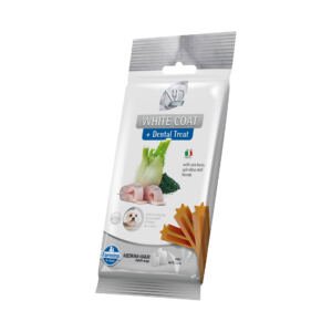 N&D Farmina Dental Treat Pelaje Blanco Medium Maxi Adultos  - Snack para Perro