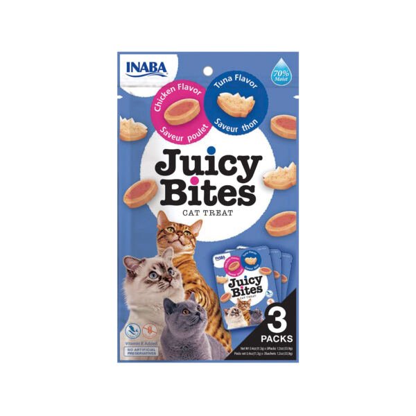 Juicy Bites Pollo con Atún – Snack para Gato