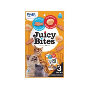 Juicy Bites Pescado y Almeja – Snack para Gato