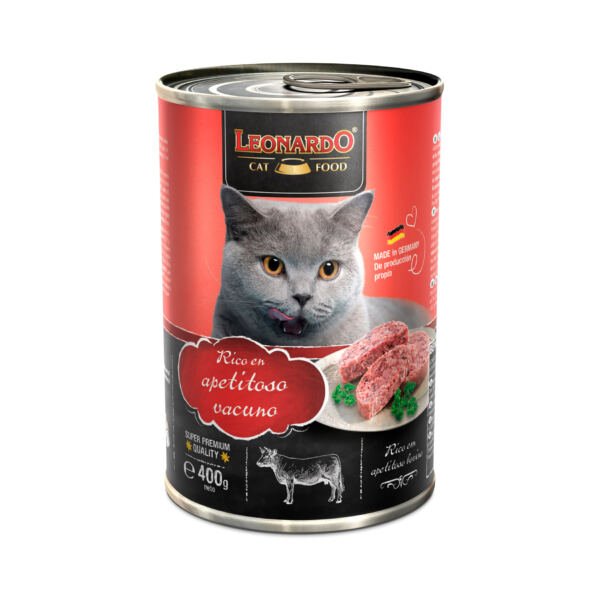bl-dosen-rind-400g-front-es Leonardo Paté Adulto Rico en Ternera - Comida Húmeda para Gato