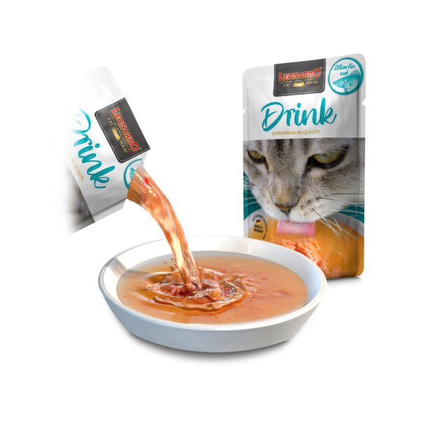Leonardo Drink Caldo de Bacalao - Comida Húmeda para Gato