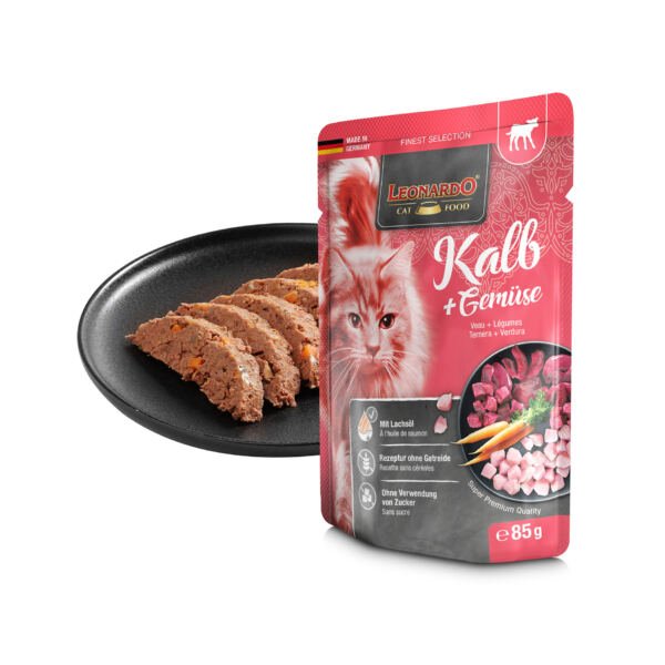 Leonardo Ternera y Verduras - Comida Húmeda para Gato