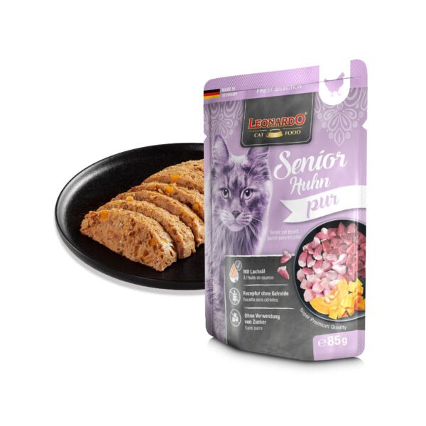 Leonardo Senior Puro Pollo - Comida Húmeda para Gato