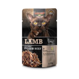 Leonardo Cordero con Extra Pulled Beef - Comida Húmeda para Gato