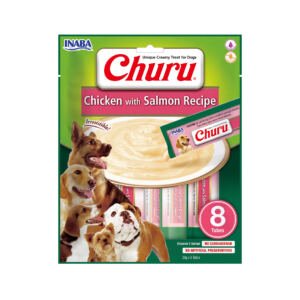 Churu Receta Puré de Pollo y Salmón  - Snack para Perro