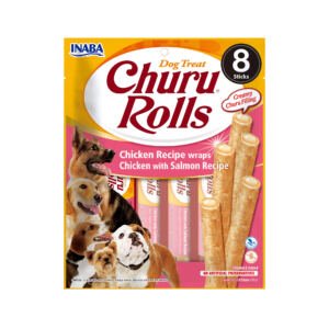 Churu Rolls Receta de Pollo con Salmón - Snack para Perro