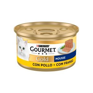 Purina Gourmet Gold Mousse con Pollo - Comida Húmeda para Gato