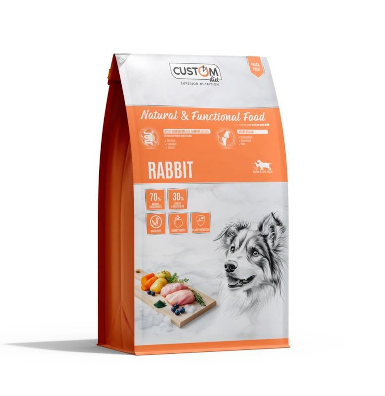 Custom Diet Adulto Rabbit Grain Free – Pienso Super Premium para Perro