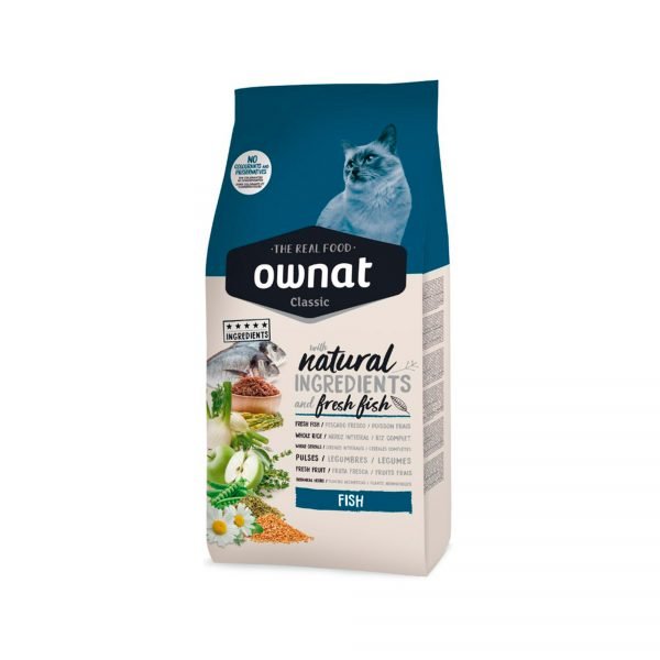Ownat Classic Adulto Fish 4 kg - Pienso Premium para Gato