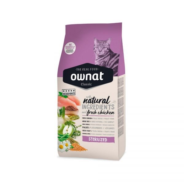 Ownat Classic Adulto Sterilized - Pienso Premium para Gato
