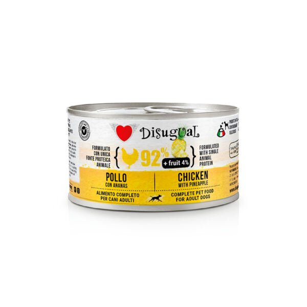 Disugual Fruit Pollo con Piña - Comida Húmeda para Perro
