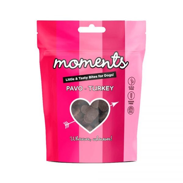 Moments Bocados Pavo 60 g Grain Free - Snack para Perro