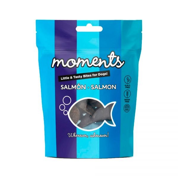 Moments Bocados Salmón 60 g Grain Free - Snack para Perro