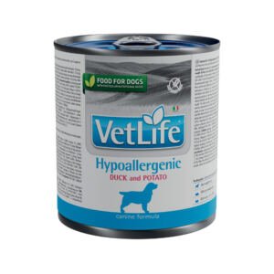 vetlife-hypoallergenic-duck-&-potato-canine-300g@web Farmina Vet Life Dog Hypoallergenic Pato - Comida Húmeda para Perro